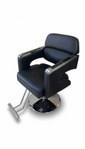 Onyx and Chrome Professional Styling Chair